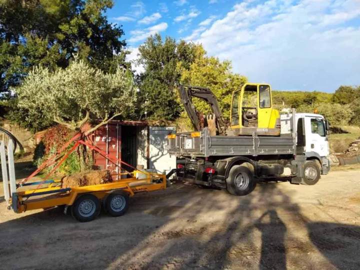 Logistique pour travaux d'aménagement extérieur Draguignan